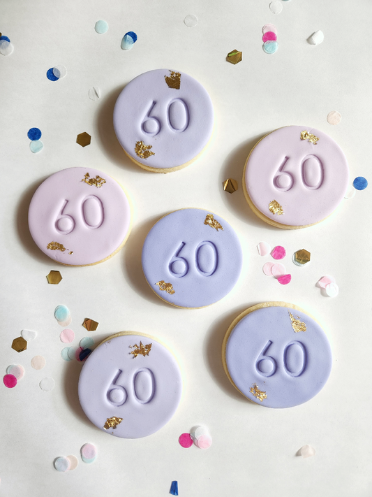 Number Birthday Cookies