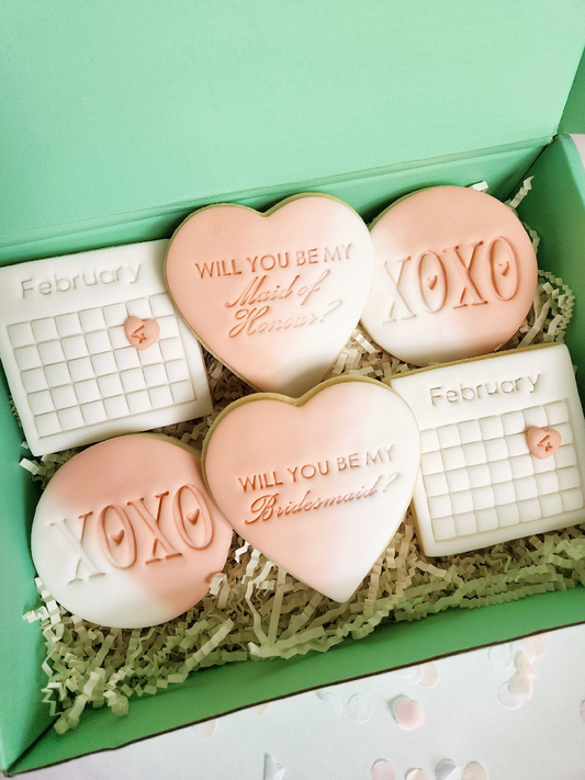 Bridal Proposal Cookie Box