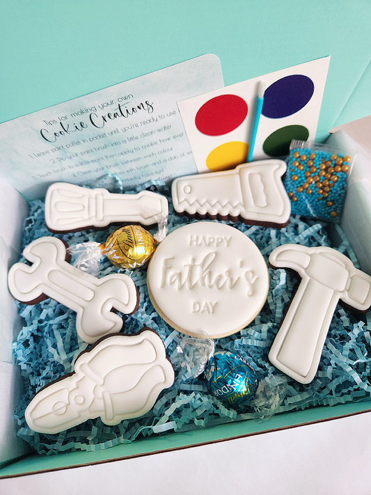 Paint Your Own Cookies Fathers Day Tool Gift Box