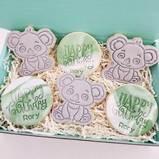 Koala Birthday Cookies