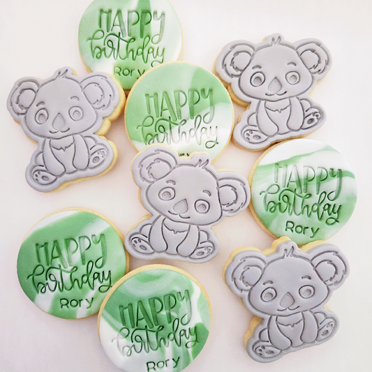 Koala Birthday Cookies