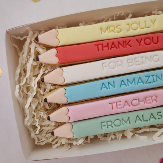 Teacher Thank You Pencil Box